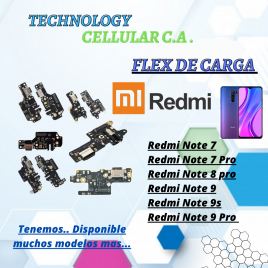 flex de carga xiaomi redmi serie note